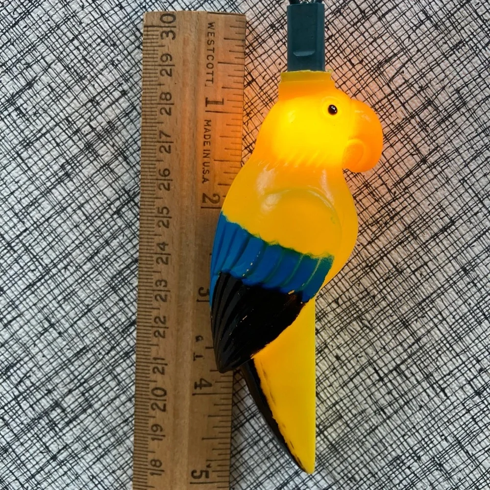 VINTAGE BIRDS PARROTS 2 STRINGS LIGHTS RV CAMPER PATIO 20 BIRDS WORK BLOW MOLD